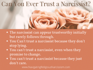 Can You Ever Trust a Narcissist Graphic